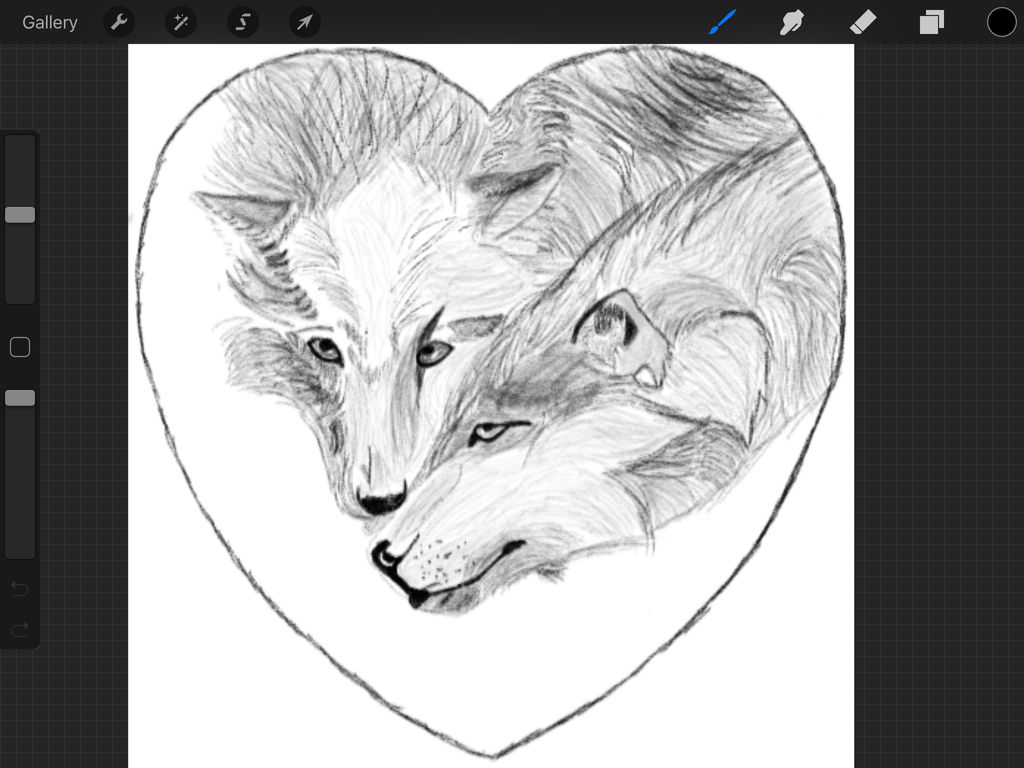 two wolves by LyallTheWolf on DeviantArt