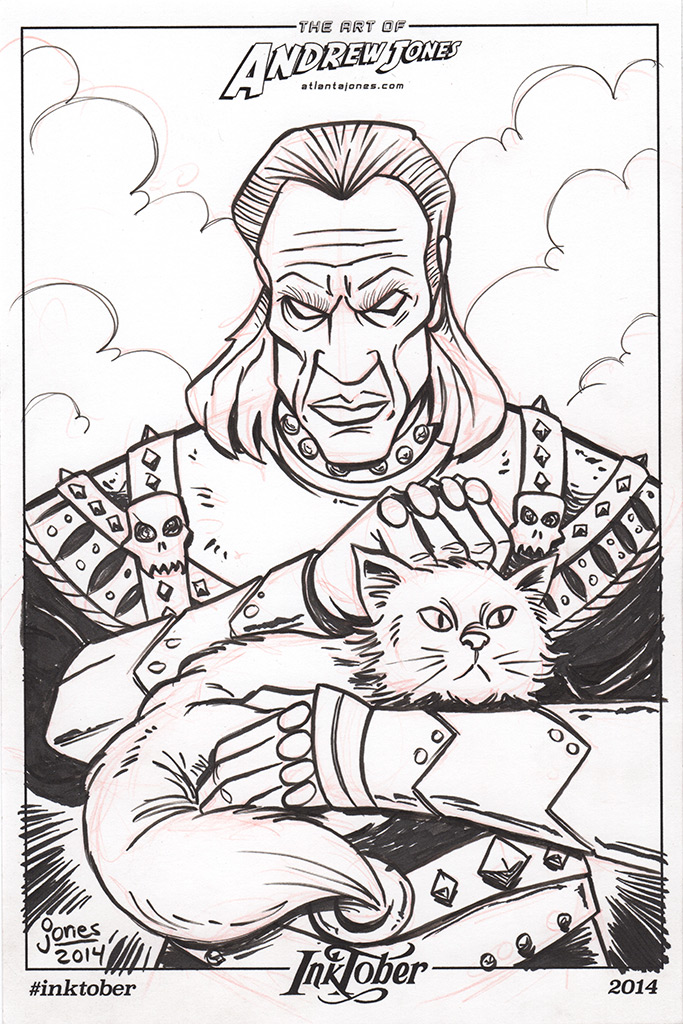 Inktober Day 4: Vigo from Ghostbusters 2