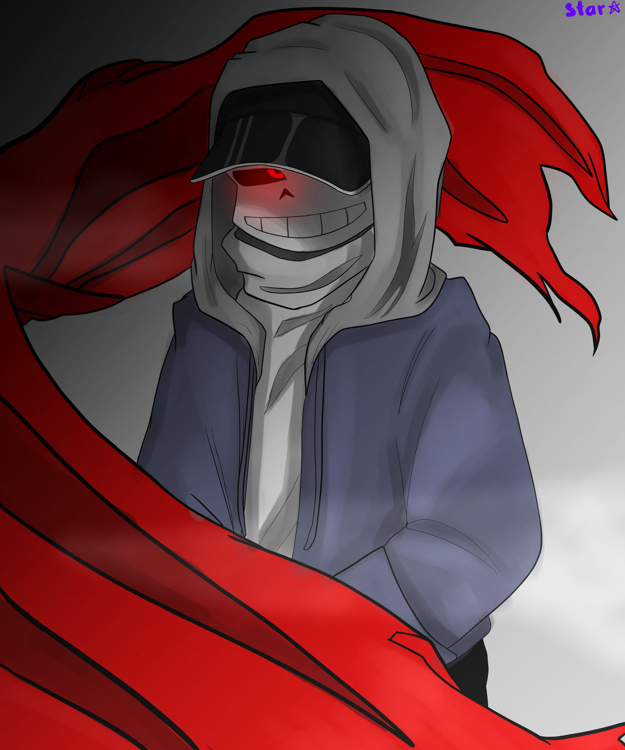 Dusttale-sans by StarMations6 on DeviantArt