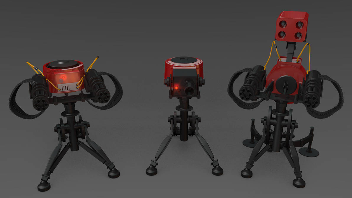 Sentry Guns by Nelthehuman on DeviantArt