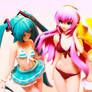 Vocaloid of swimwear