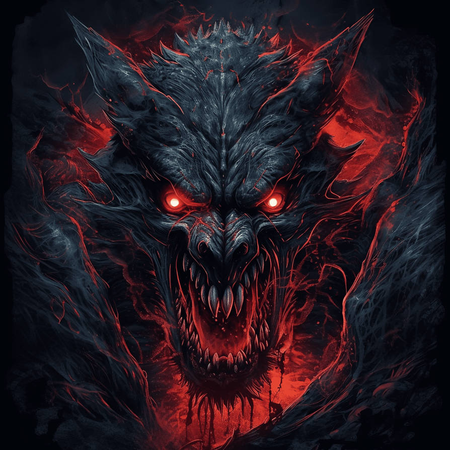 Demon Dog by aurelius-ai-art on DeviantArt