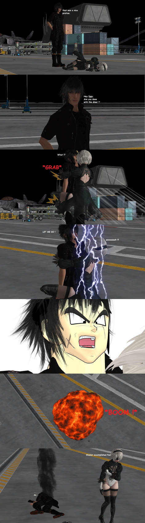 Noctis vs 2B by Dante-564 on DeviantArt