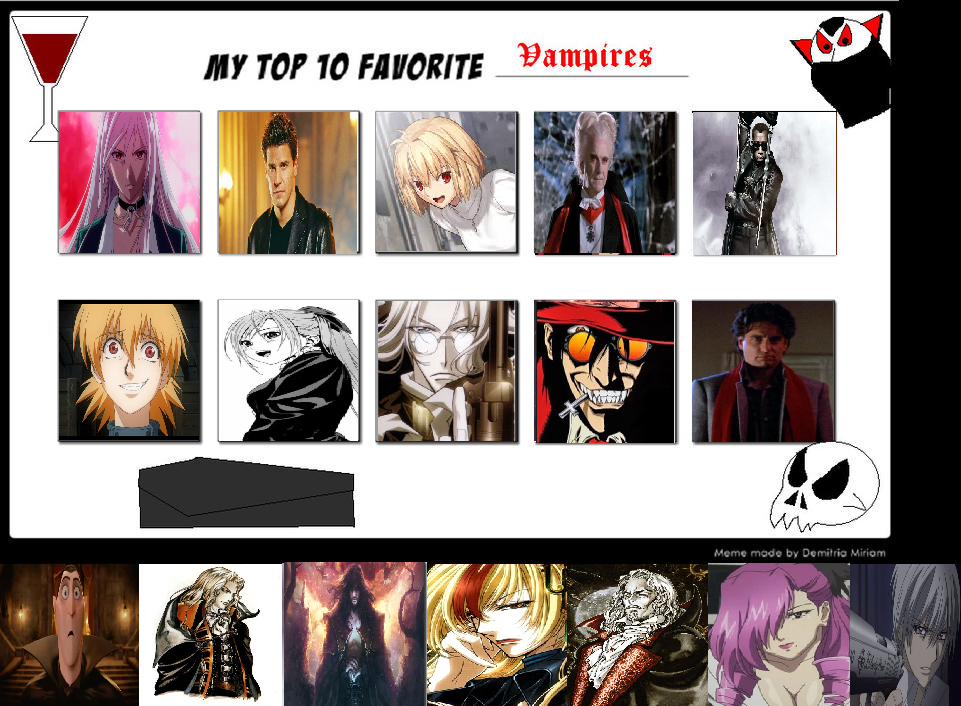 My Top 10 Favorite Animated Vampires