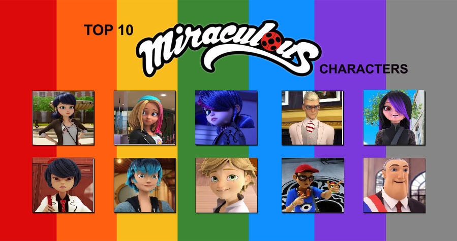 Top 10 Miraculous characters *UPDATE* by Dante-564 on DeviantArt