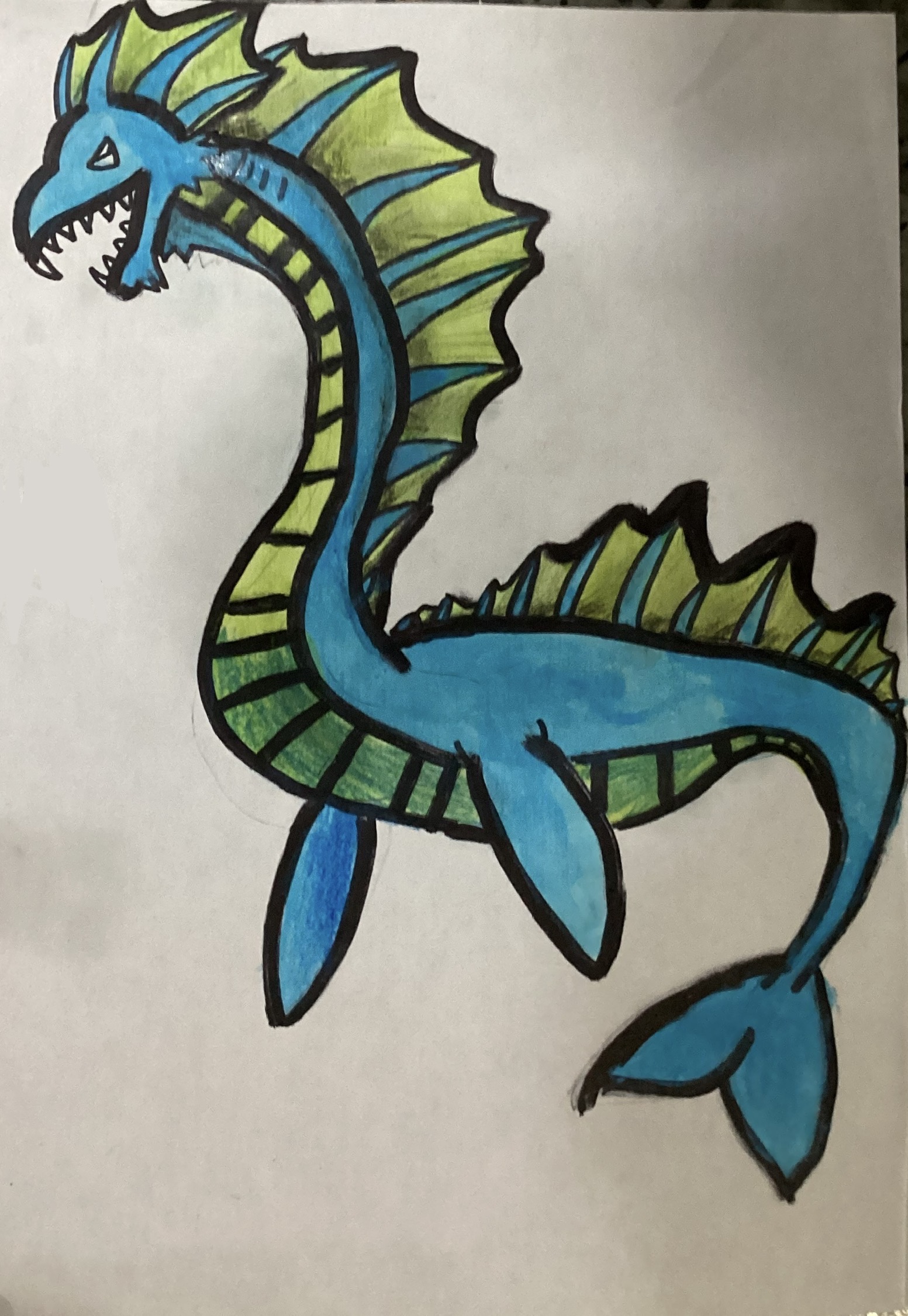 How To Draw A Sea Monster how-to-draw-a-sea-monster