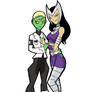 Brainiac and Blackfire