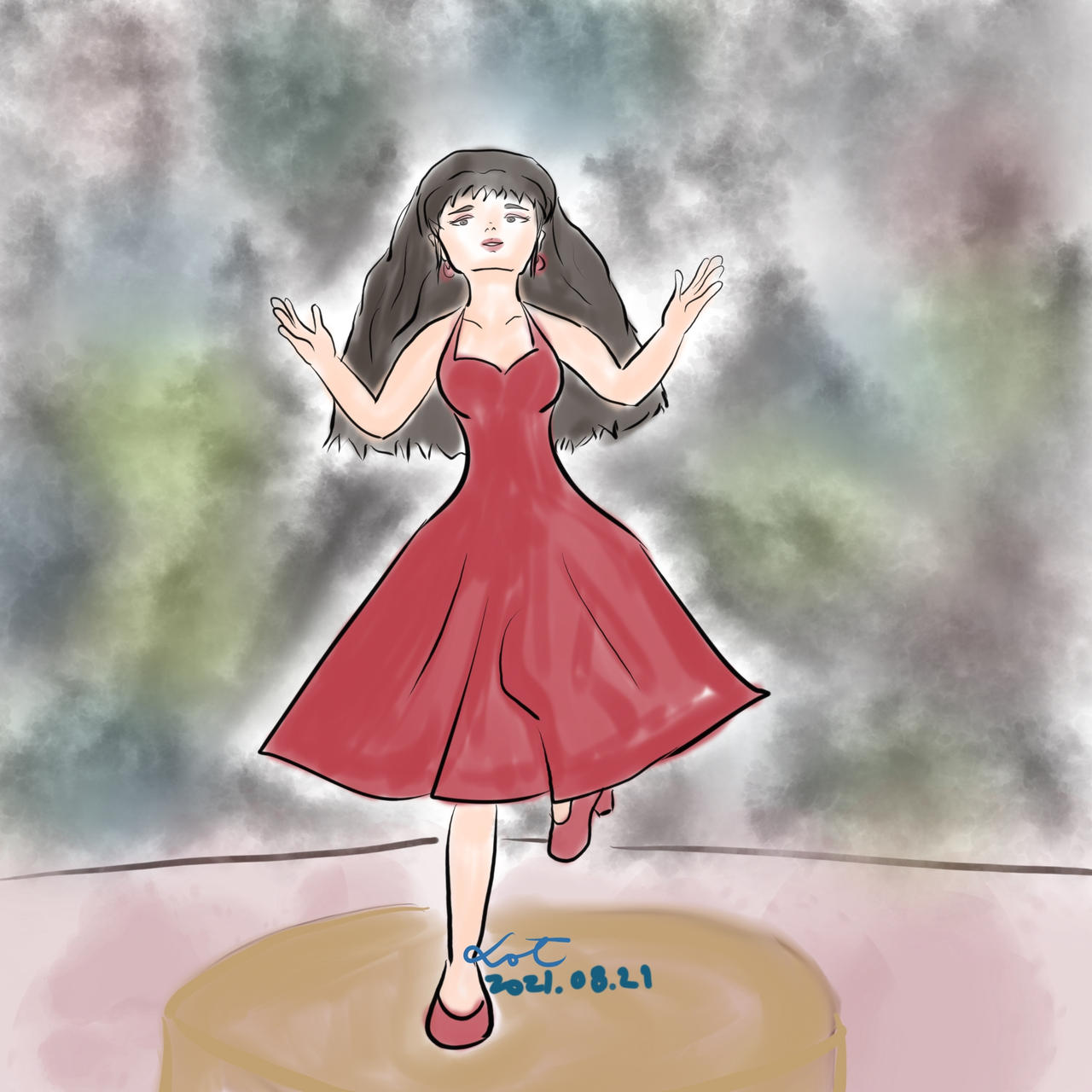 maria mercedes red dress Maria Mercedes GIF - Maria Mercedes