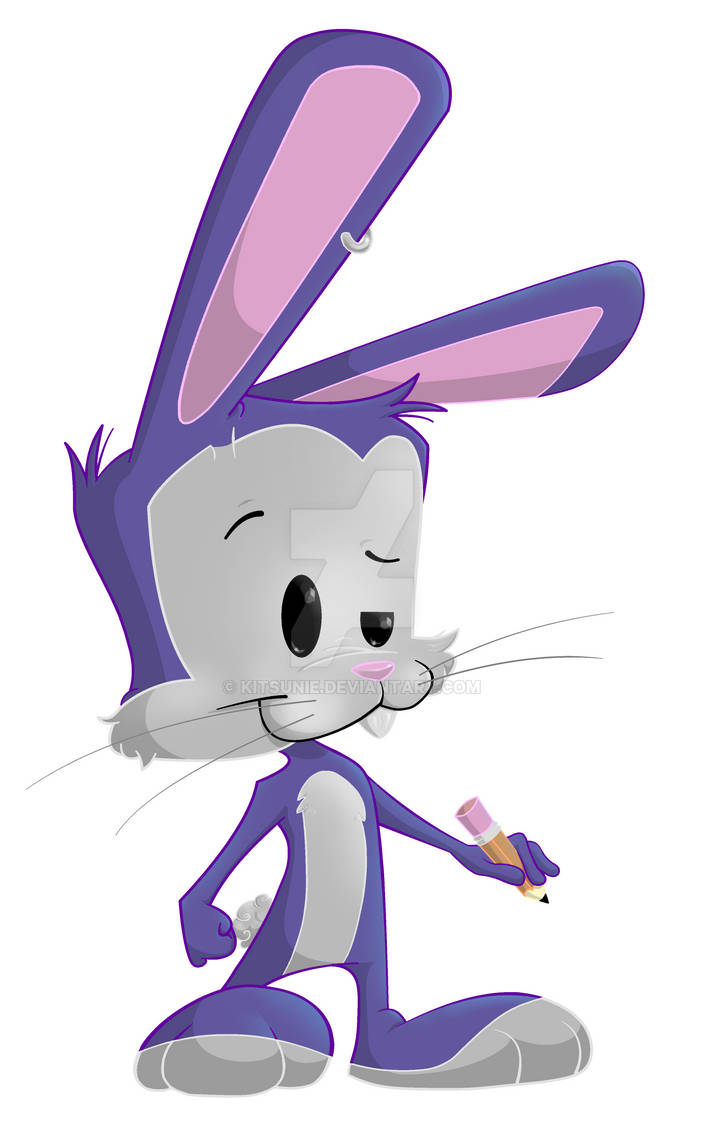 Toon Bunny by Kitsunie on DeviantArt