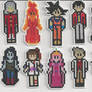 Misc Set of Anime Figures