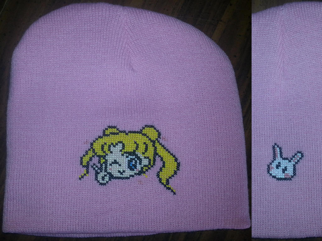 Manga Usagi/ Serena with white rabbit on back by Sew-Madd on DeviantArt