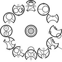 Gallifreyan Clockface?