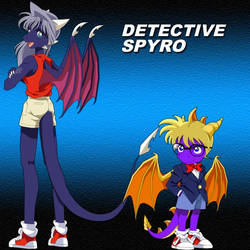 Spyro the detective by lizardseraphim