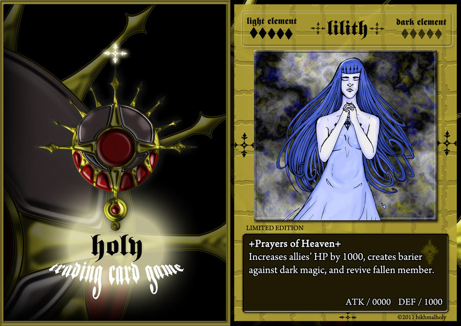 Lilith trading card 2