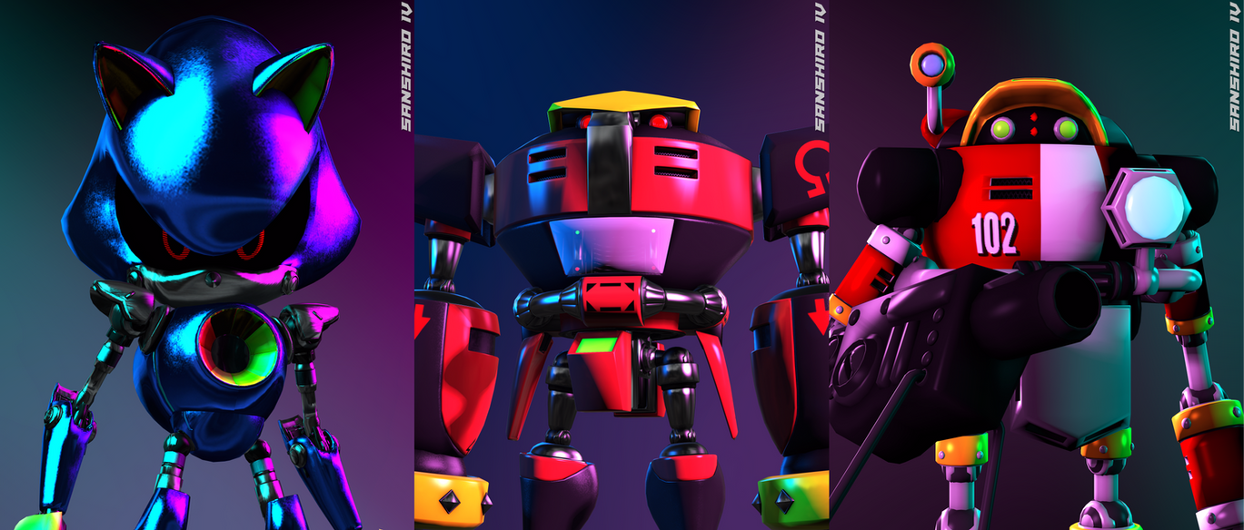 Custom Sonic Bot bisexual lighting: sonic bot edition by SanshiroIV on DeviantArt