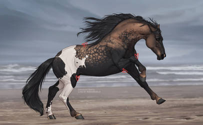 Auction horse adopt 163 [CLOSED] by ArtGanya
