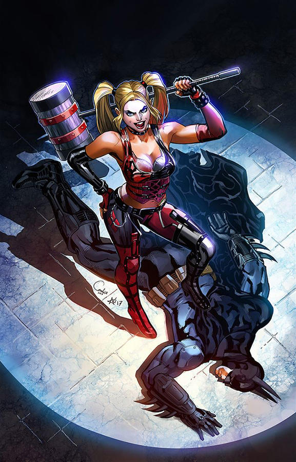 Harley Quinn VS Batman by CandiceHan on DeviantArt