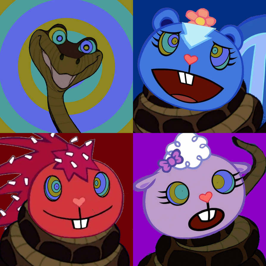 Tree Rows Hypnotic Hypno Tree Friends collage - more girls by NickyToony on DeviantArt