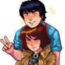 Mother and son