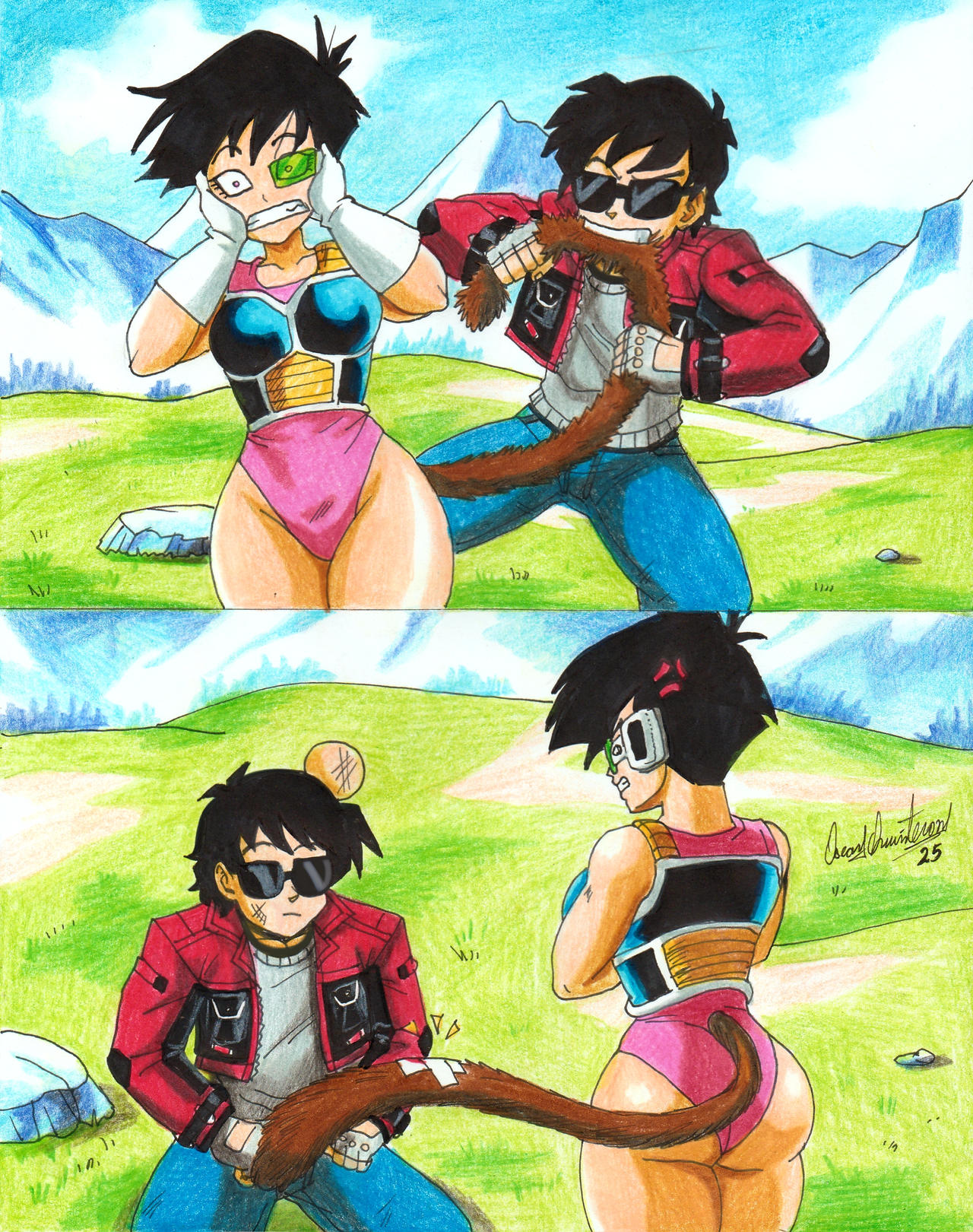 More random stuff of Dbz x Blood Rivals!