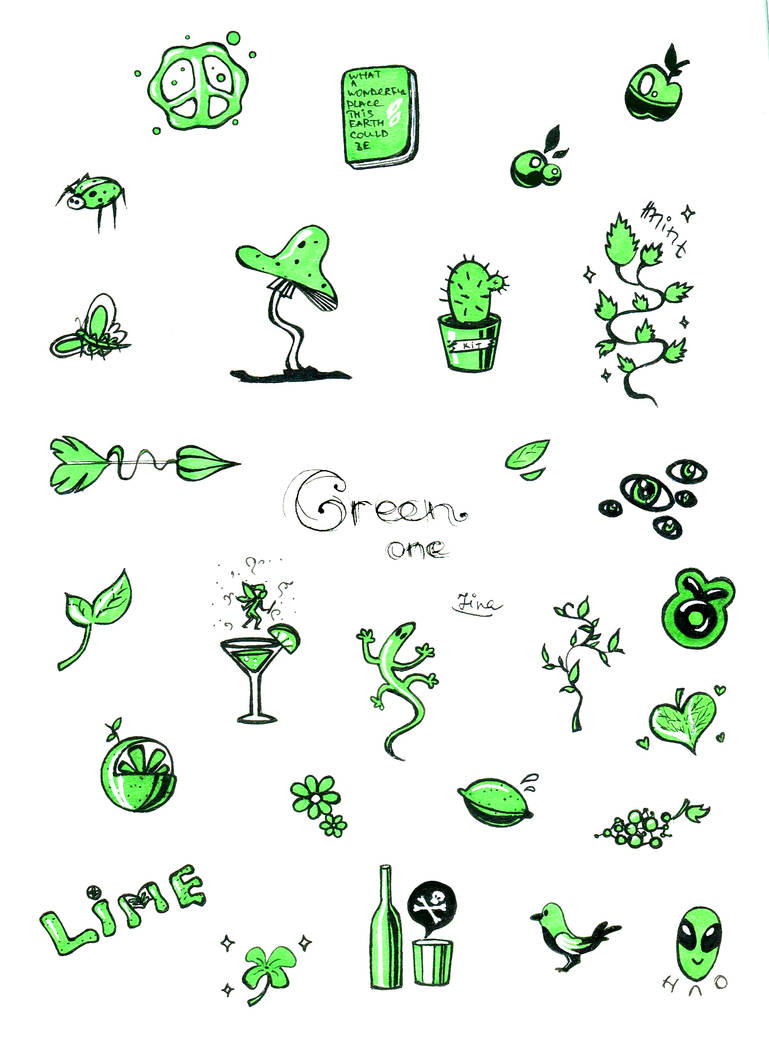 Green Doodles By Rinzeki On DeviantArt green-doodles-by-rinzeki-on-deviantart