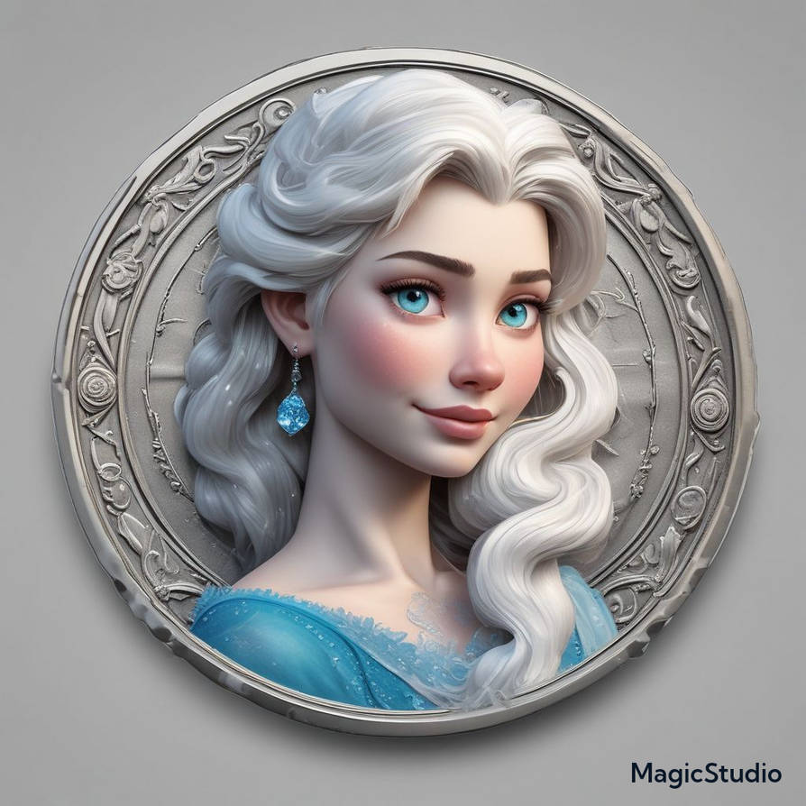 Elsa coin by APC04 on DeviantArt