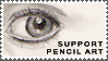 Support Pencil Art Stamp v2 by StampsLikeCrazy