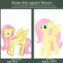 Draw this again - Fluttershy