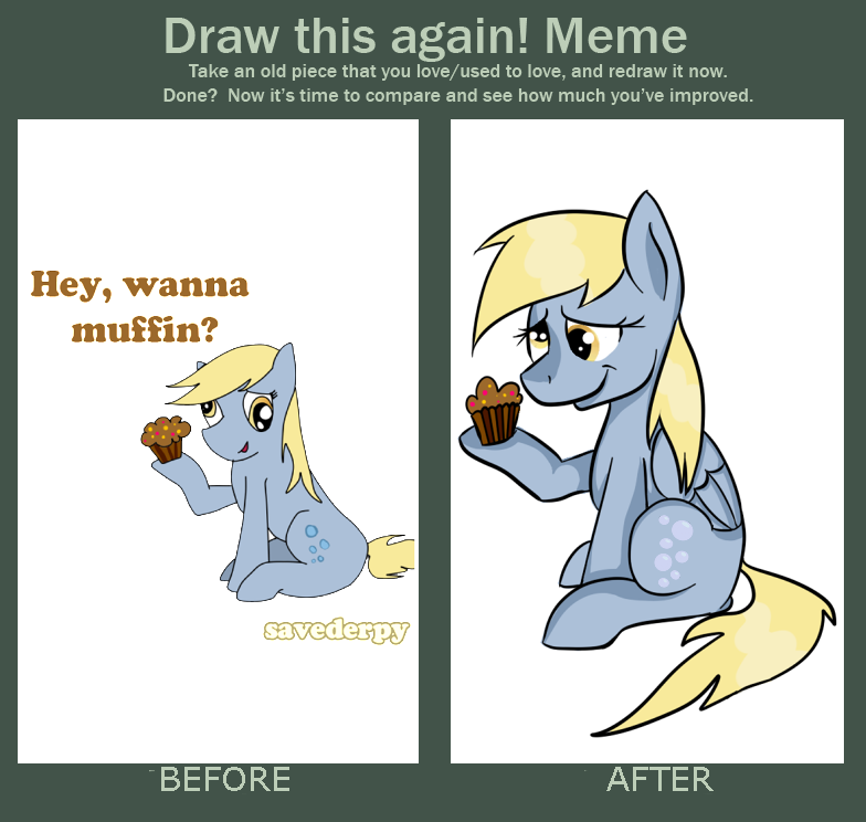 Derpy - Before/After