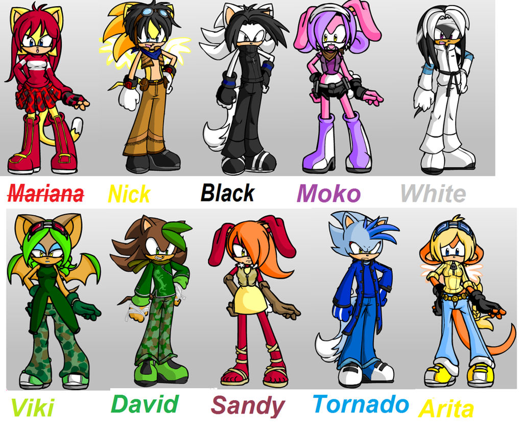 My Sonic OC's by Kagamineroxas6633 on DeviantArt