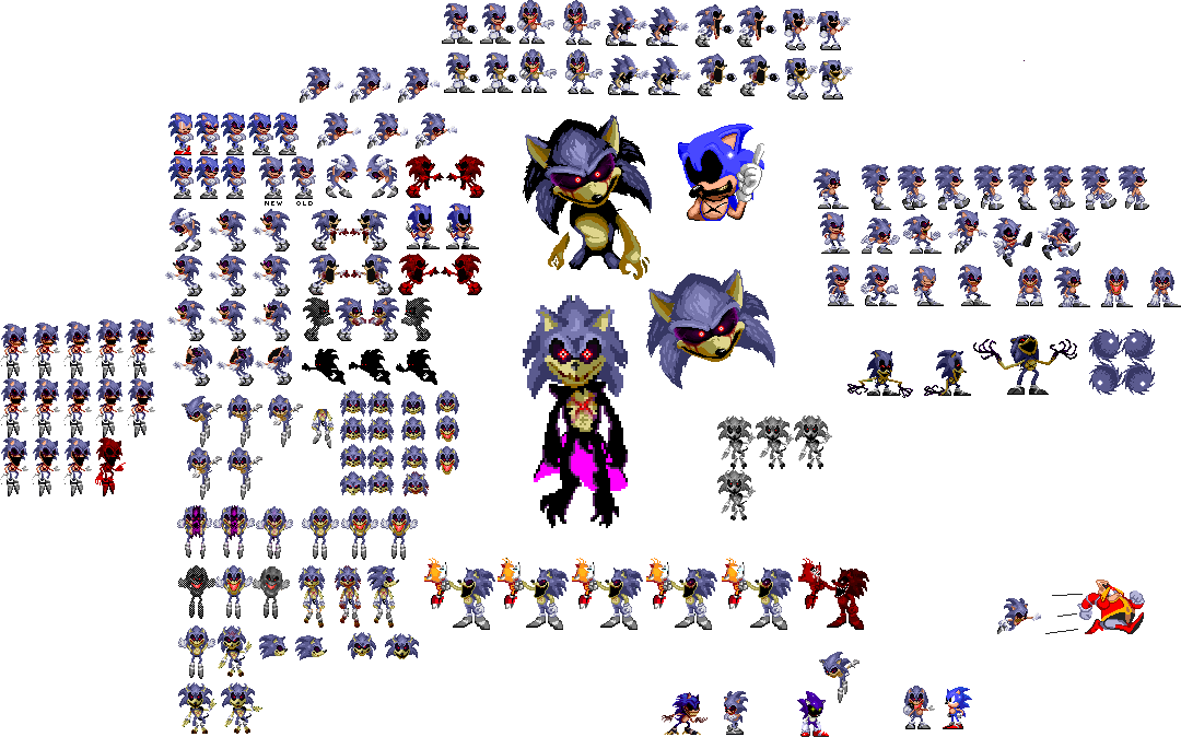 Sonic.exe pc port sprites by evgeniimurin on DeviantArt