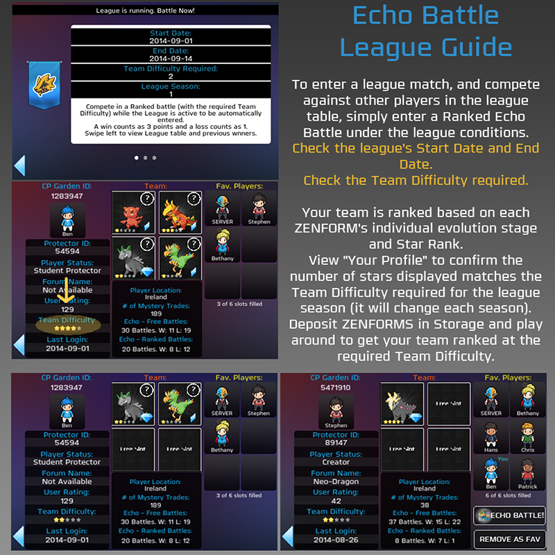 Echo Battle League Guide