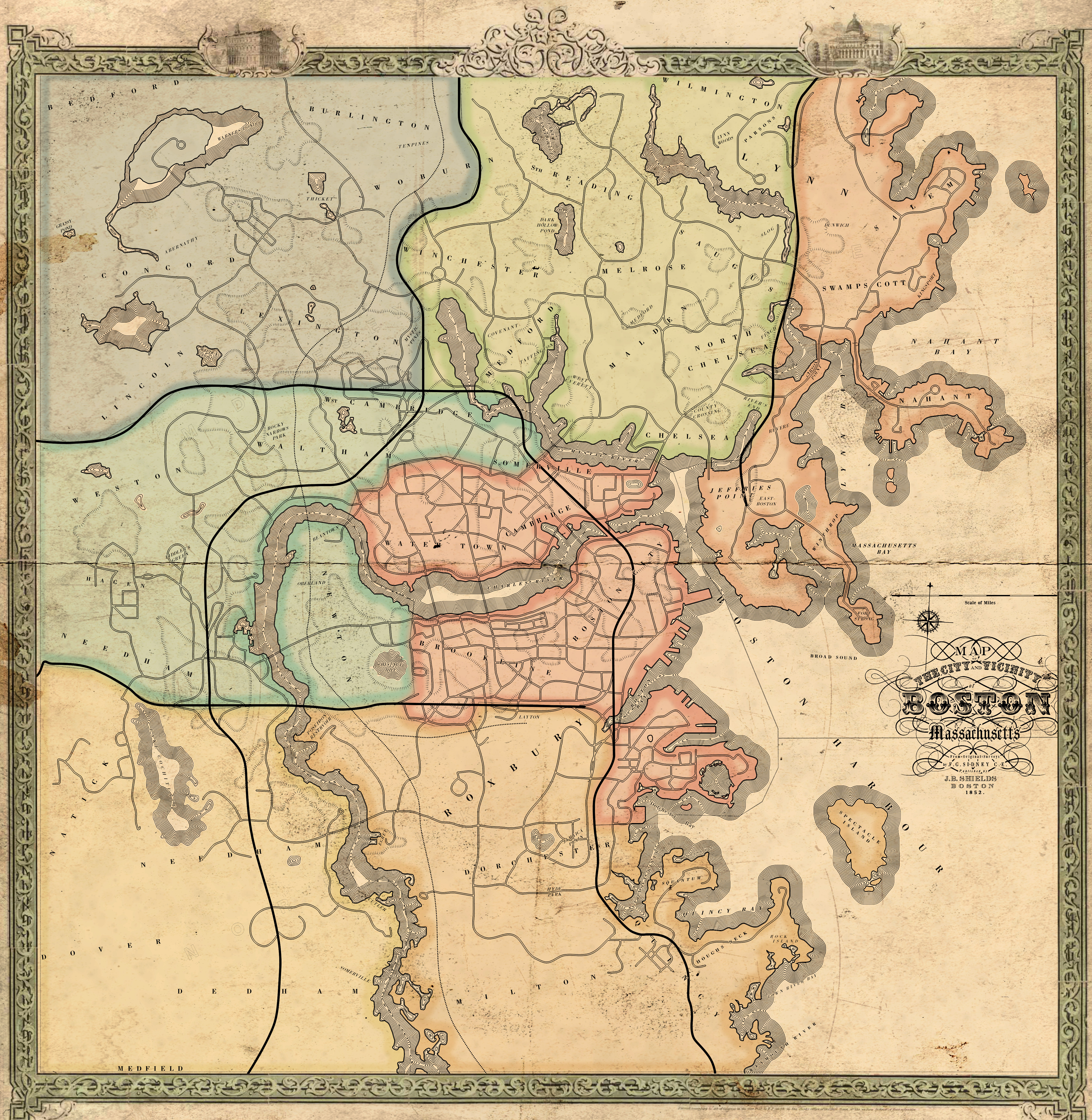 The Gateway Wasteland (a Fallout 4-style map of St. Louis, Missouri) :  r/ImaginaryFallout