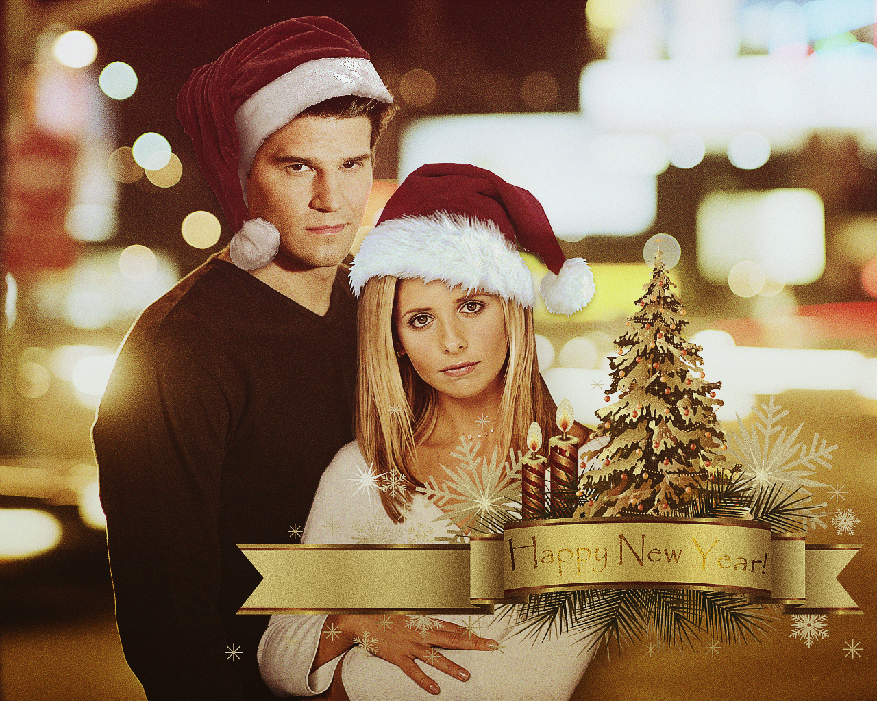 Happy New Year - Buffy and Angel