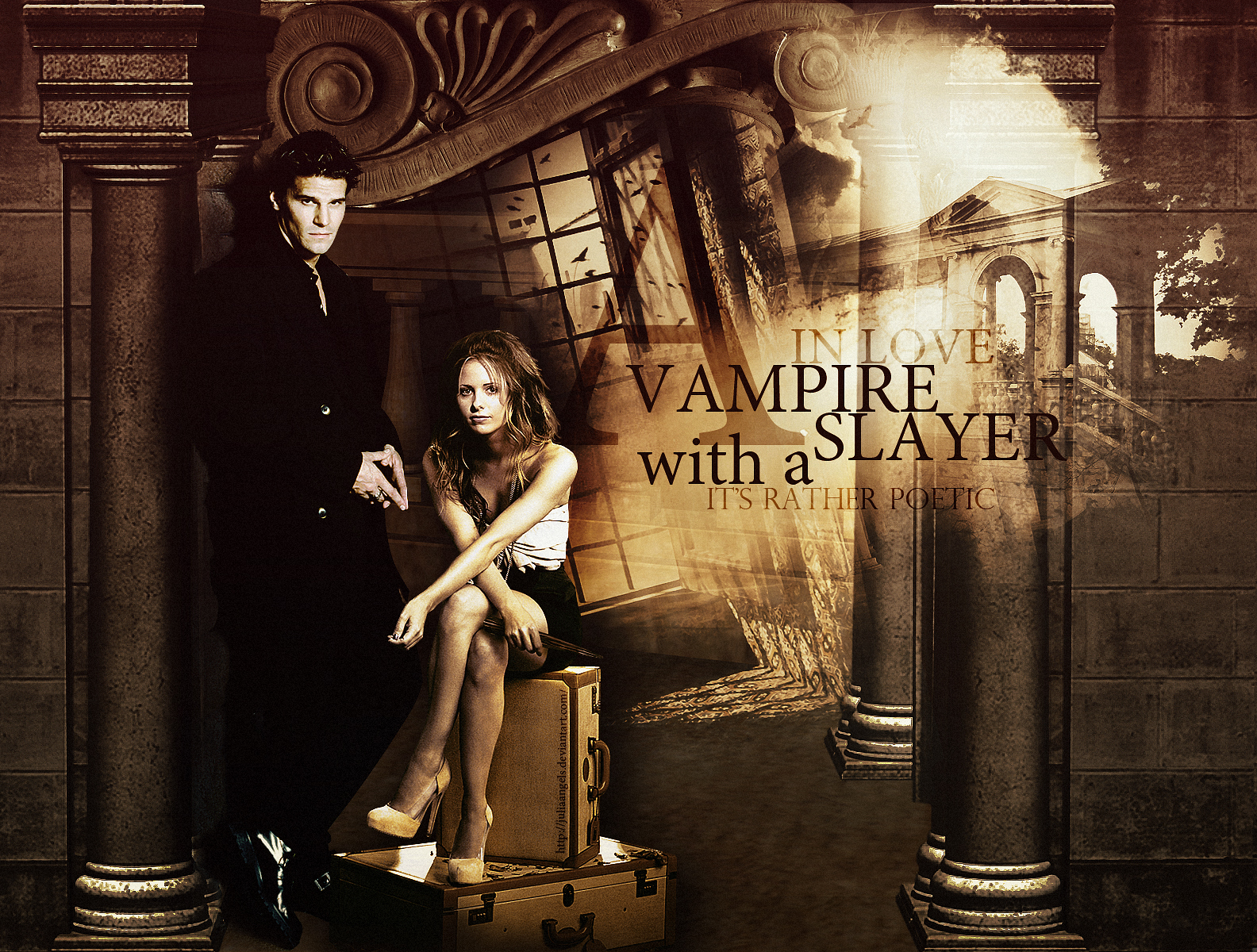 A Vampire in love with a Slayer...