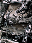 Dragons and werewolves versus machines by Holdkutya