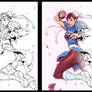 ChunLi inks to color transition