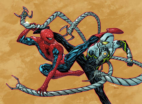 Spidey versus Doc Octopus by Guile Sharp