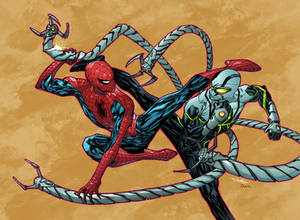 Spidey versus Doc Octopus by Guile Sharp