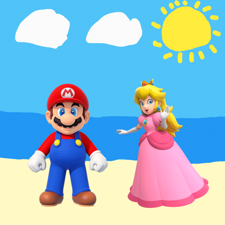 Princess Peach Beach Deviantart