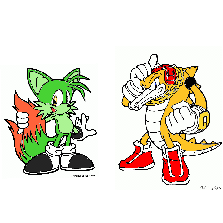 Tails and Vector color Swap by Estebanisawesome on DeviantArt
