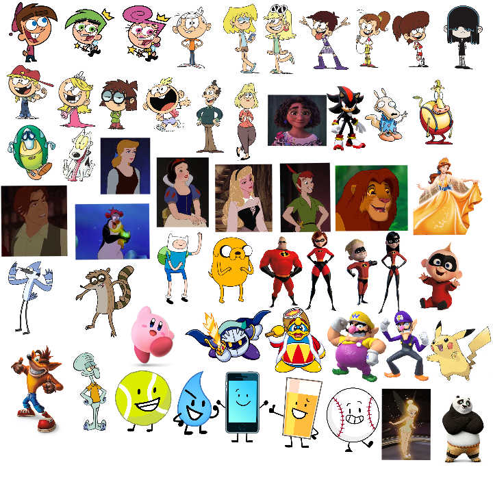 Characters Collage 2 by Estebanisawesome on DeviantArt