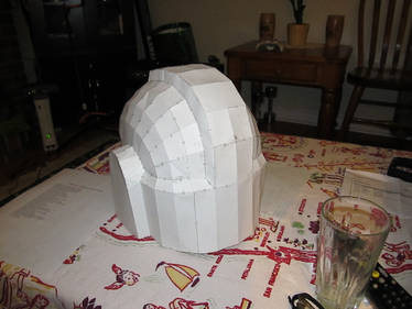 Space Marine Pepakura Helmet 3