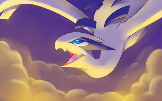 Lugia - the Monster of the Ocean by frostfoxie on deviantART