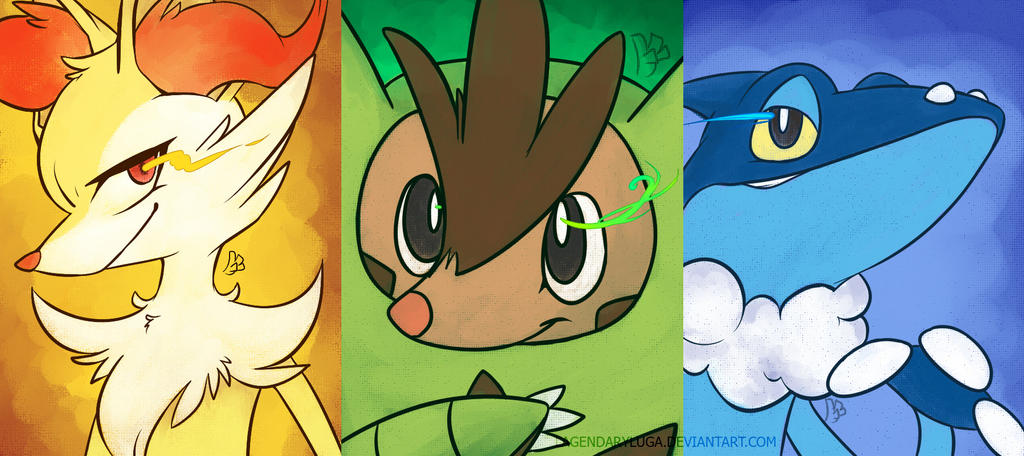 Pokemon XY  second level starters