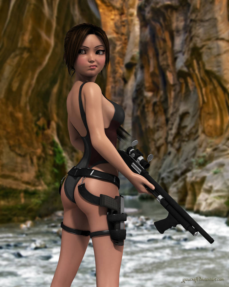 Lara Toon Swimsuit by JpauCroft on DeviantArt 