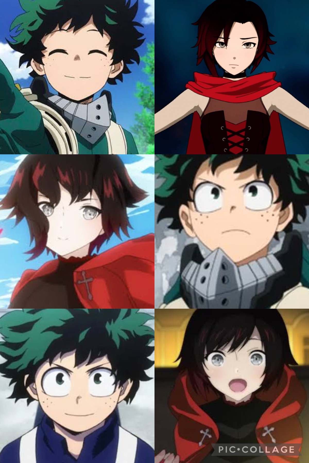Ruby Mha Deku x Ruby Rose by PinkCrystalSakura on DeviantArt