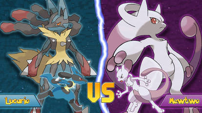 Mega Mewtwo Vs Mega Lucario