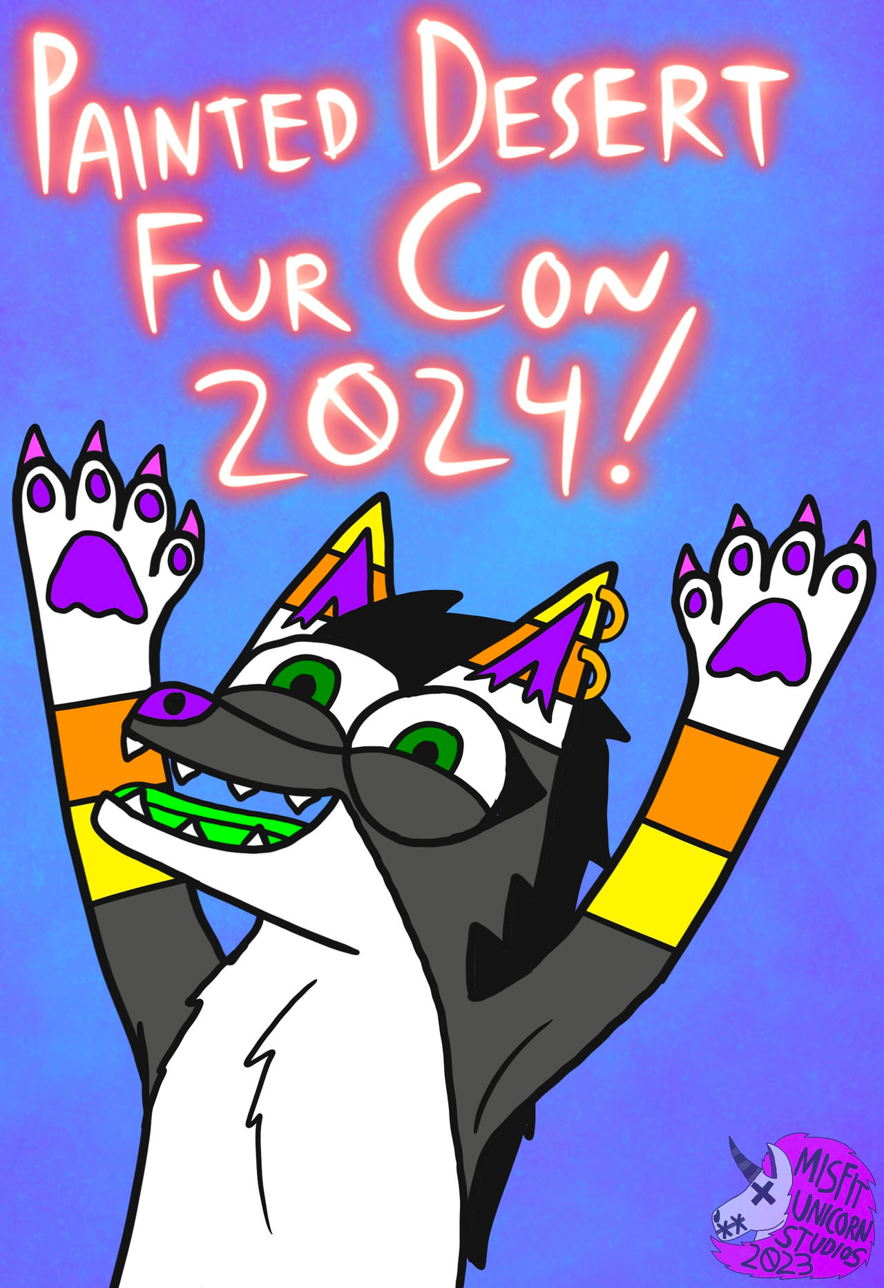 Conm Painted Desert Fur Conm 2024 by MisfitUnicornStudios on DeviantArt