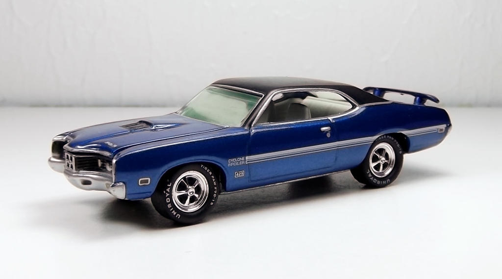 Johnny lightning muscle cars usa 1970 mercury cyclone spoiler ng114